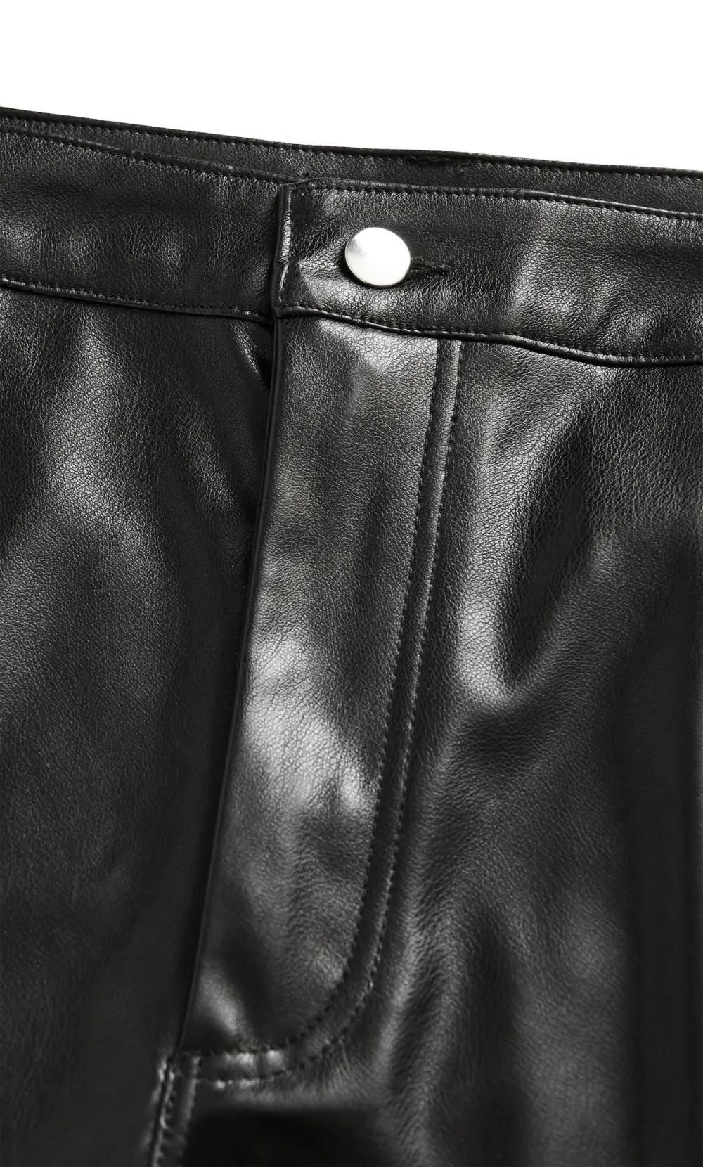 Evans Black Faux Leather Leggings