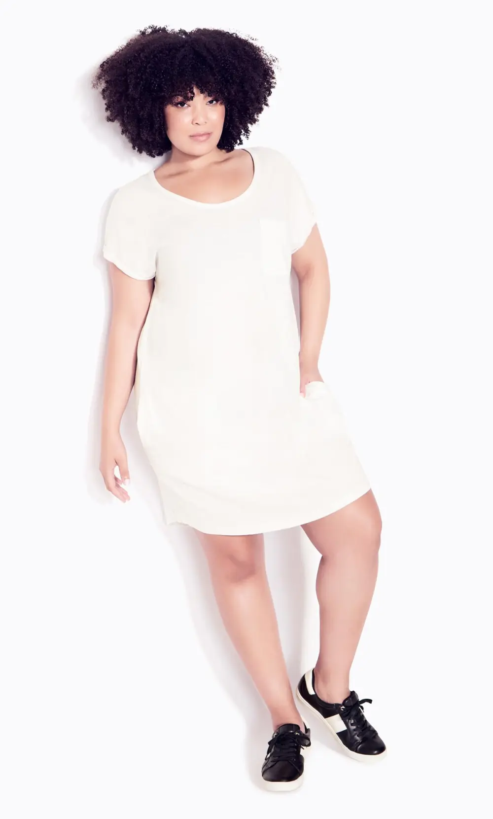 Evans White Summer Day Dress