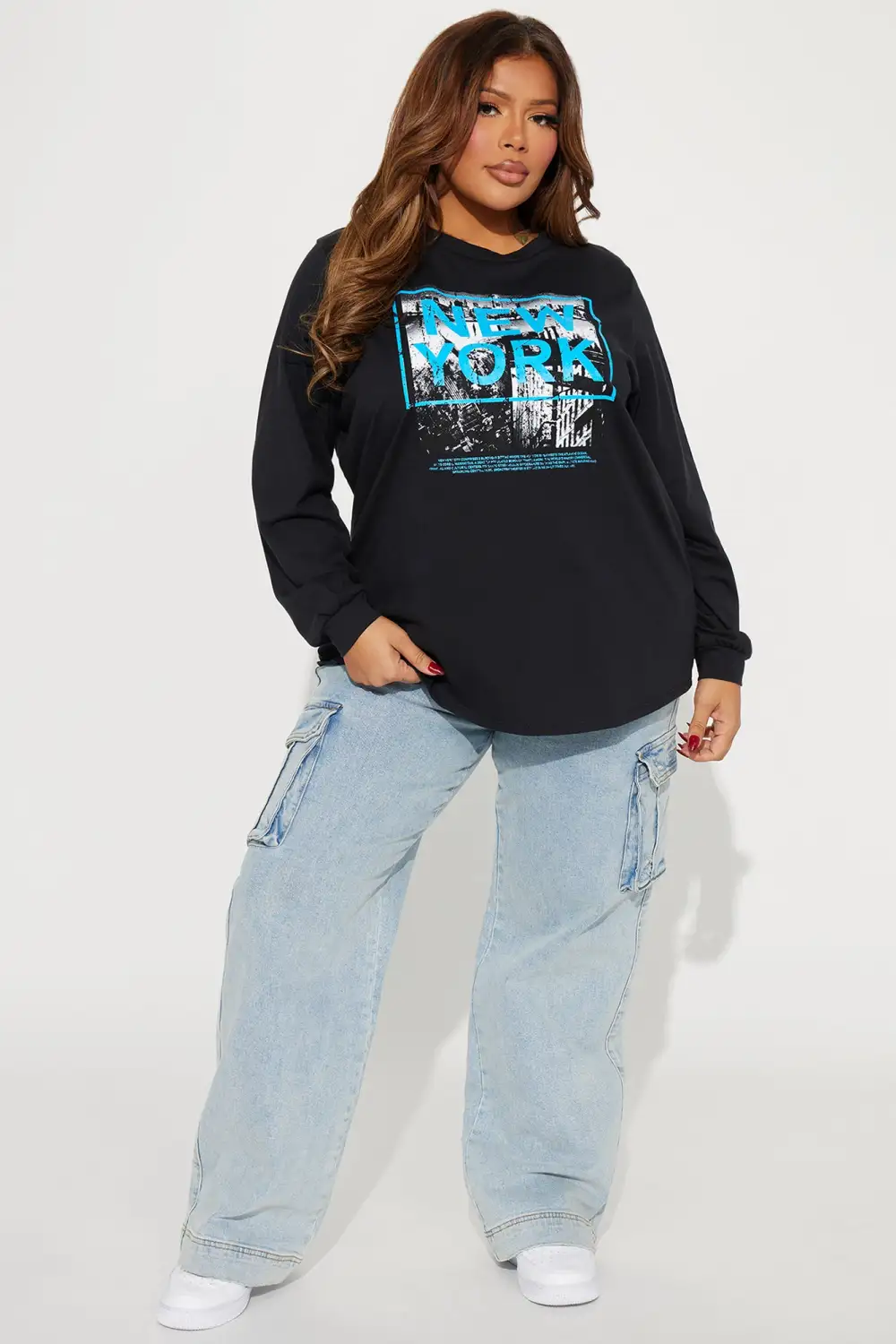 Meet Me In NY Tee - Black