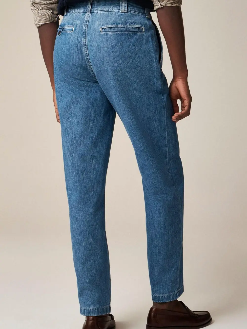 Light Blue Relaxed Fit Men's Jeans