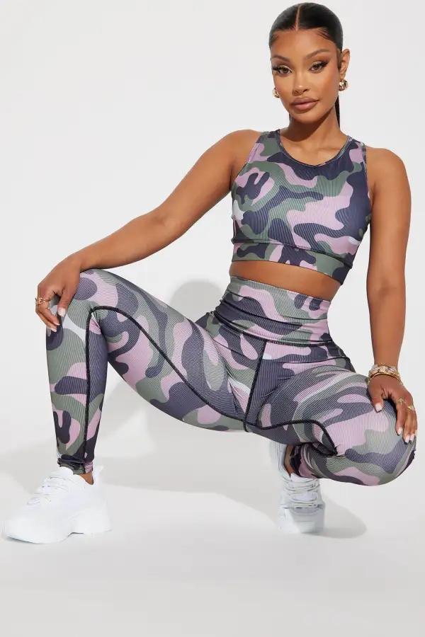 Stay Prepared Active Sports Bra - Pink/combo