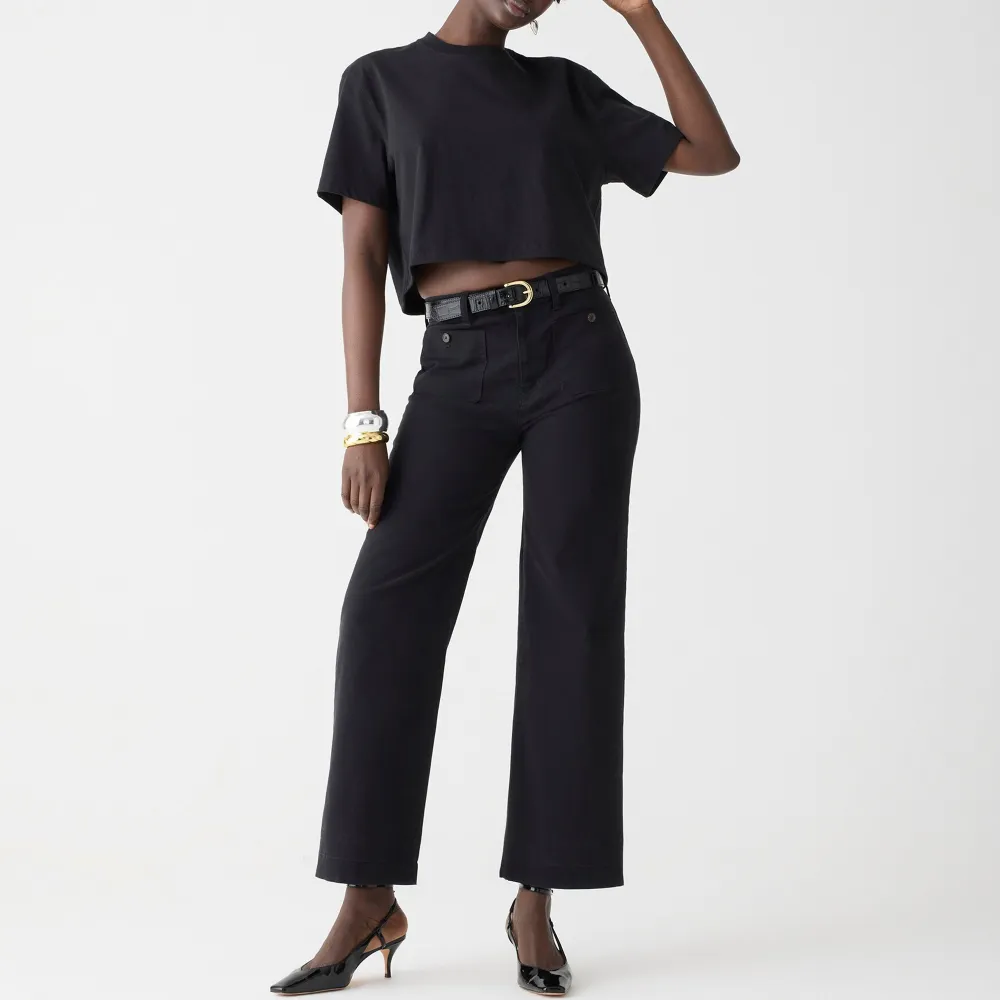 Sailor Slim Wide-Leg Chino Pants