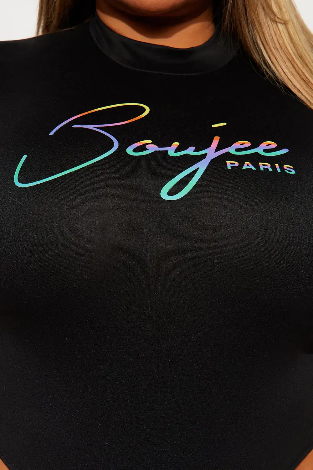 Boujee In Paris Bodysuit - Black