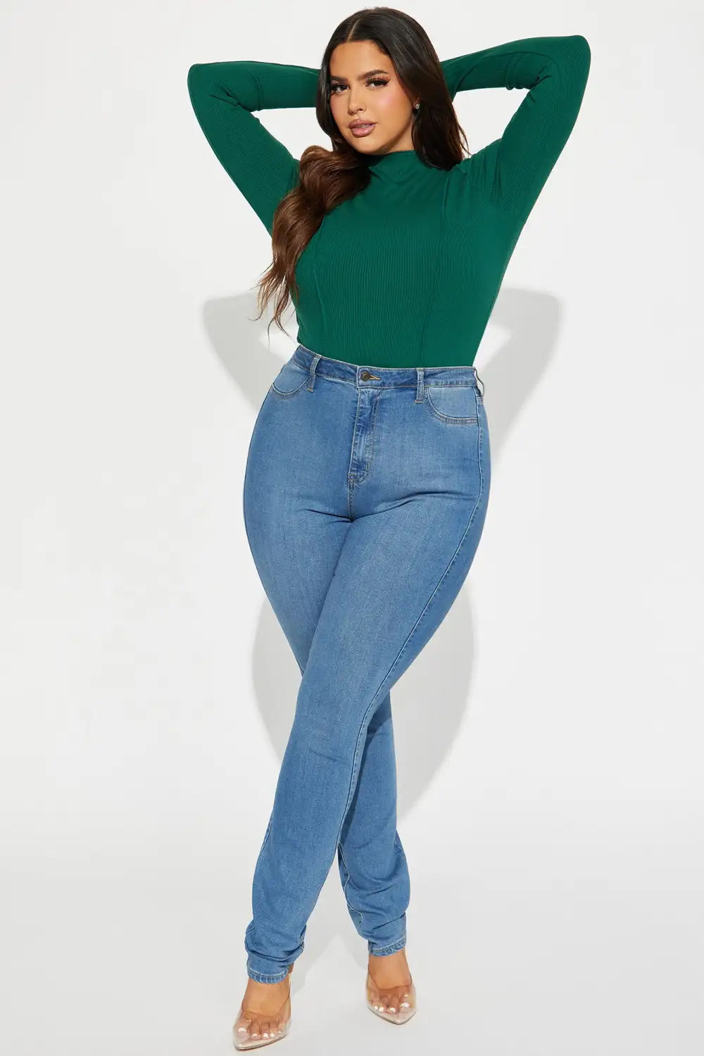 Kacy Snatched Bodysuit - Hunter