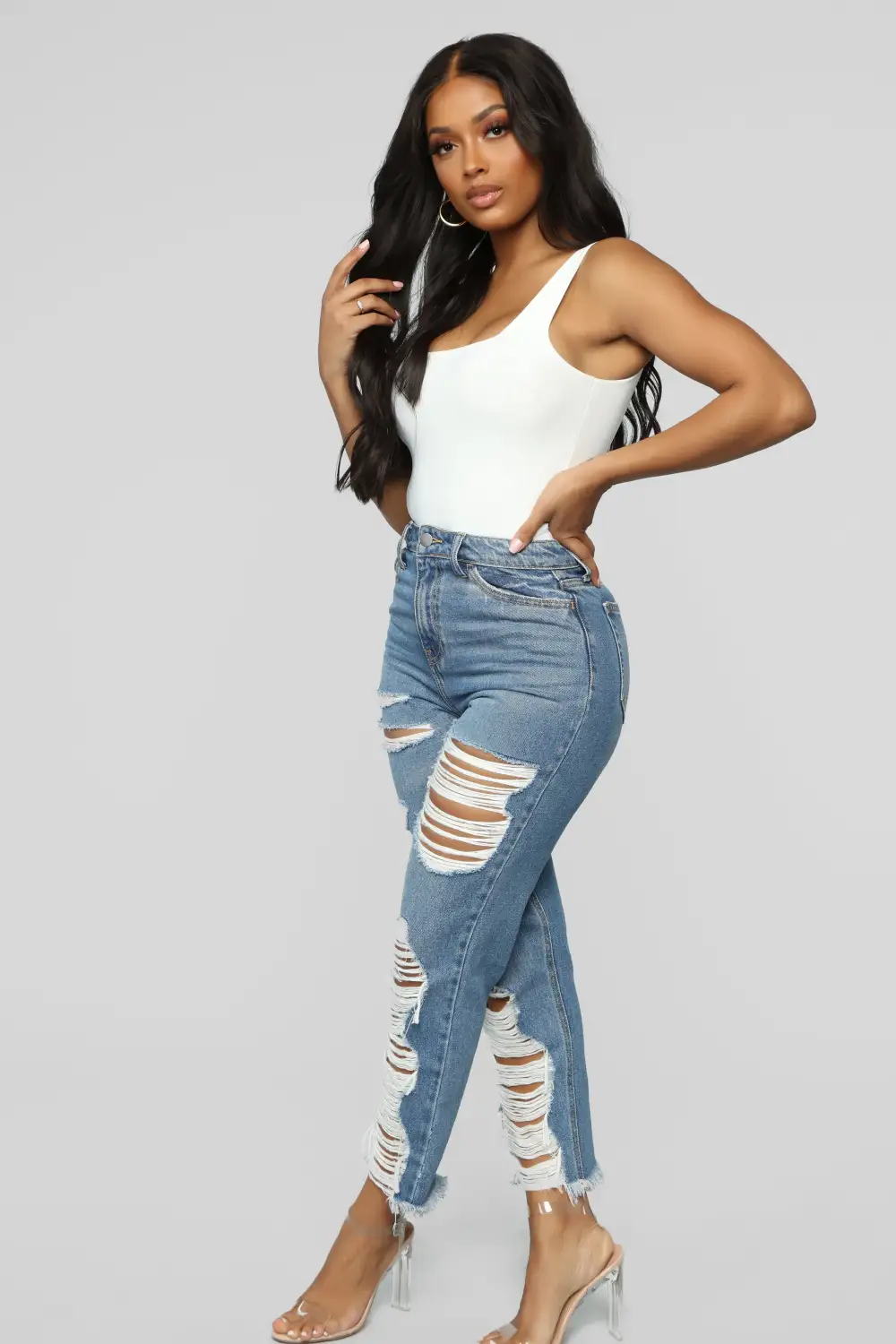 Until The End Bodysuit - White