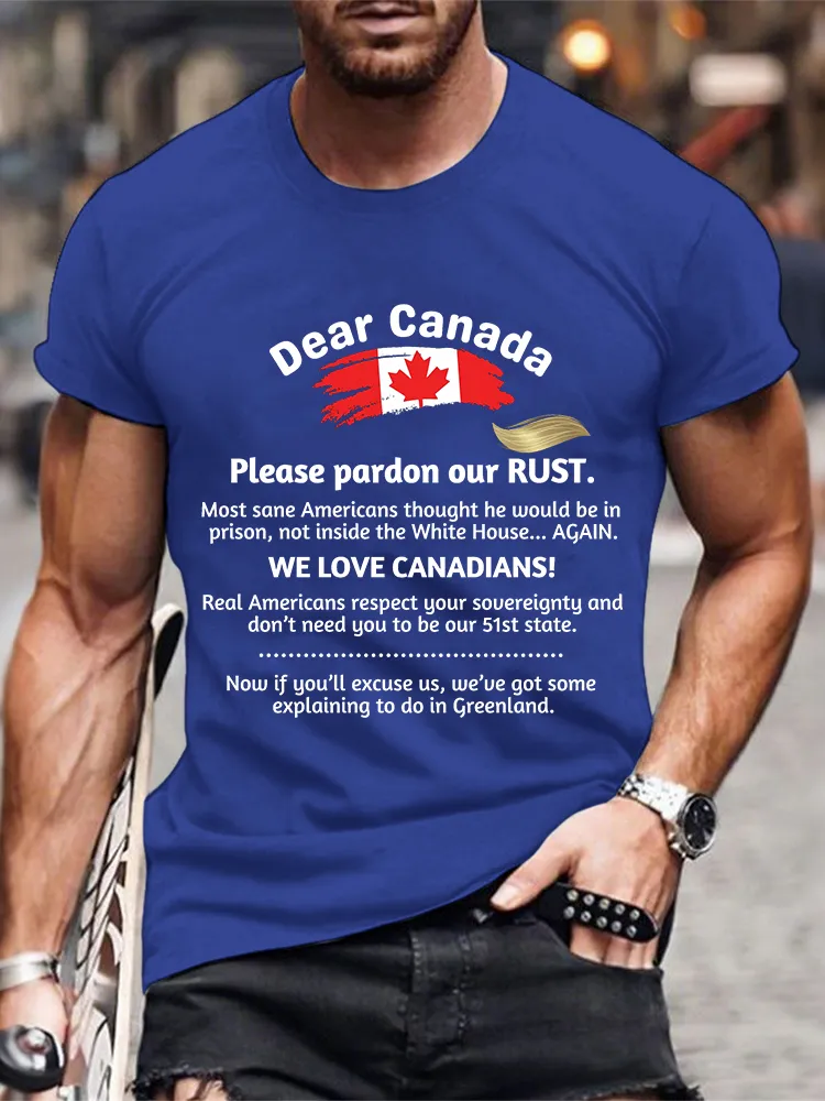 Men'S We Are Strong Canada Is Not For Sale T-Shirt