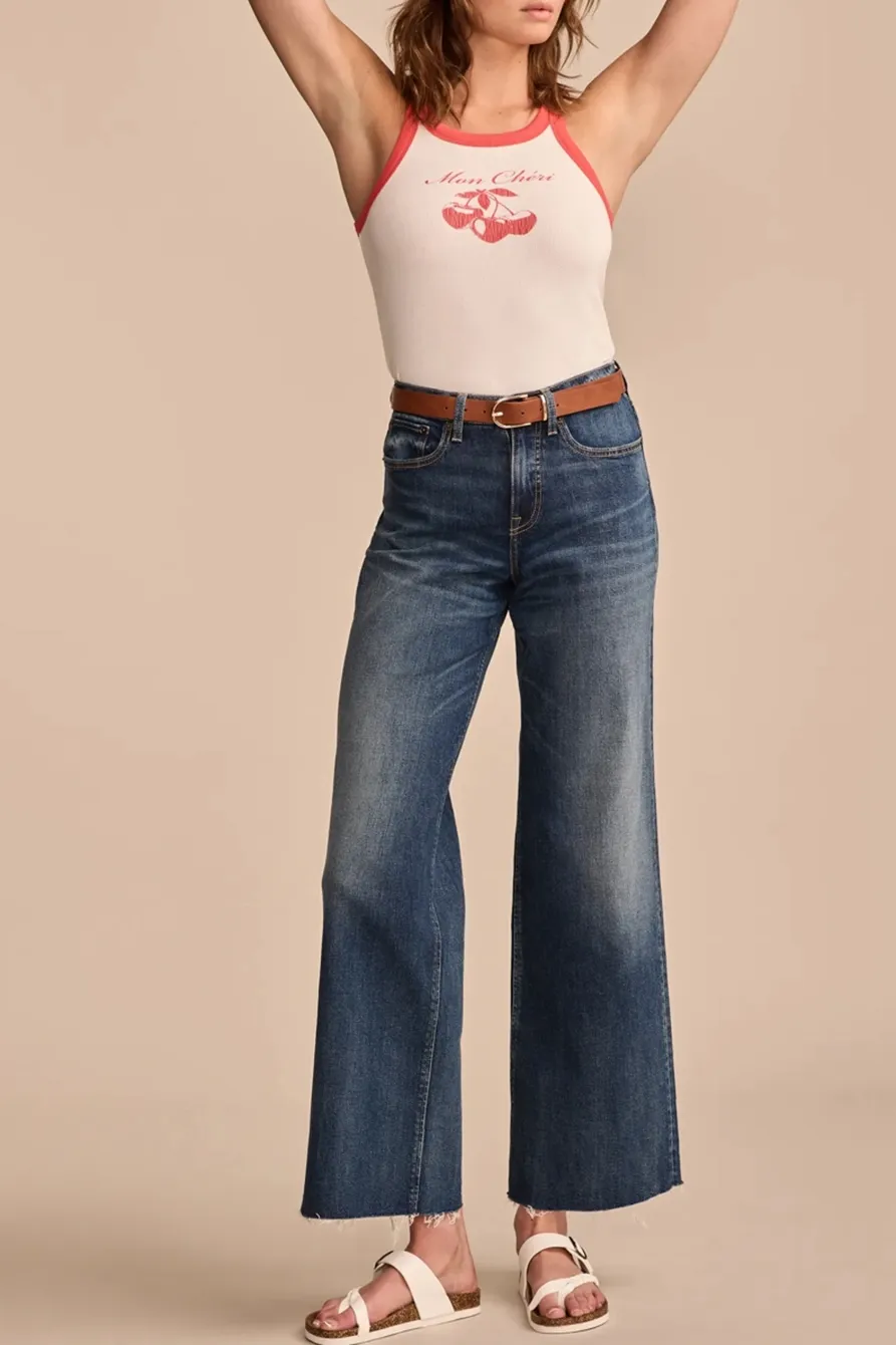 Stevie High Leg Rise Wide Leg