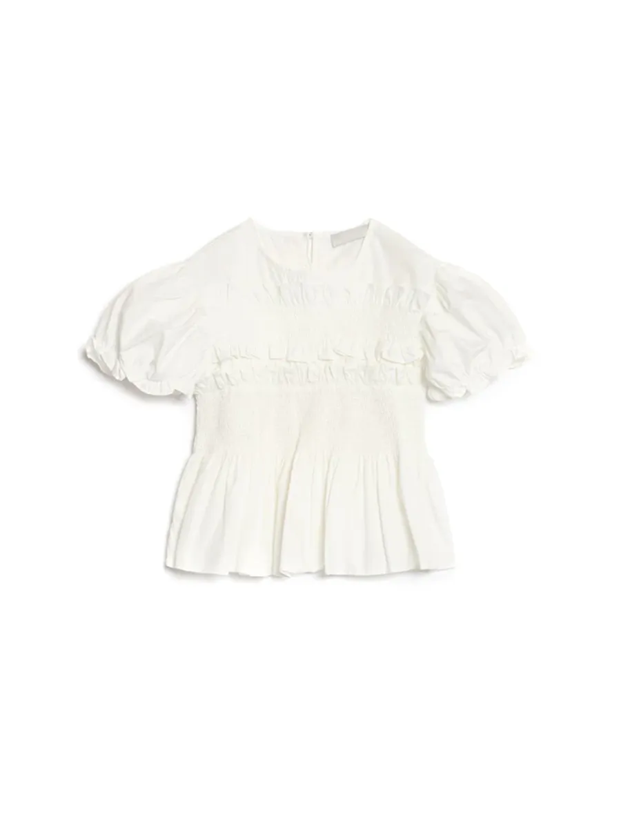 Lounge Free Wearing Style Ruffle Top