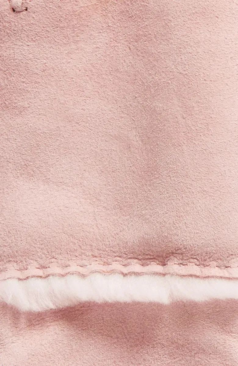 Seamed Touchscreen Compatible Genuine Shearling Gloves