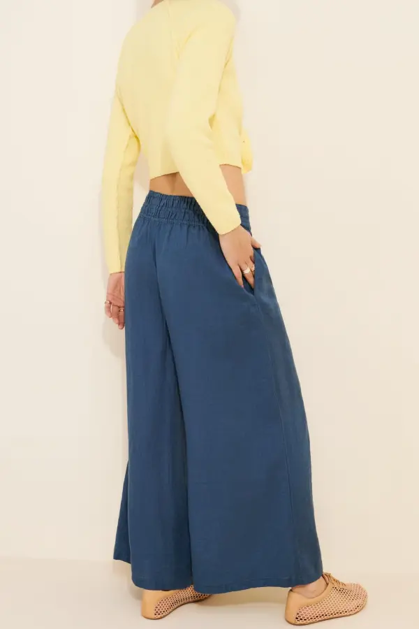 Somerset Linen Pull-On Pants