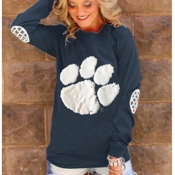 Printed Long Sleeve Tops