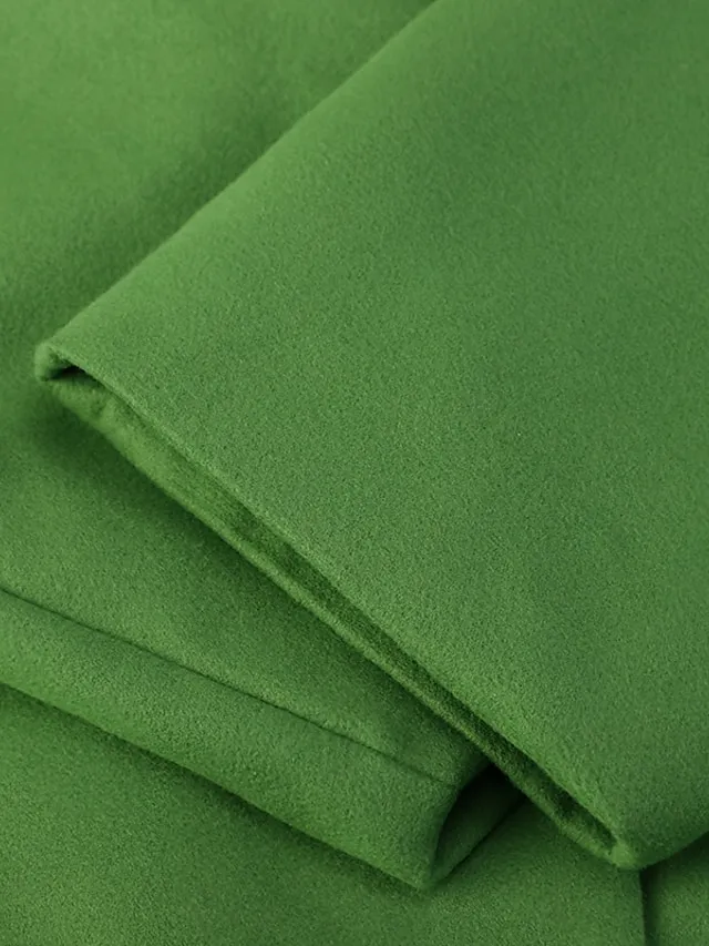 Women's Coat Regular Hooded Coat Camel Green White Black Gray Basic Essential Street Fall Lapel Regular Fit S M L XL XXL XXXL / Daily / Casual / Solid Color / Winter