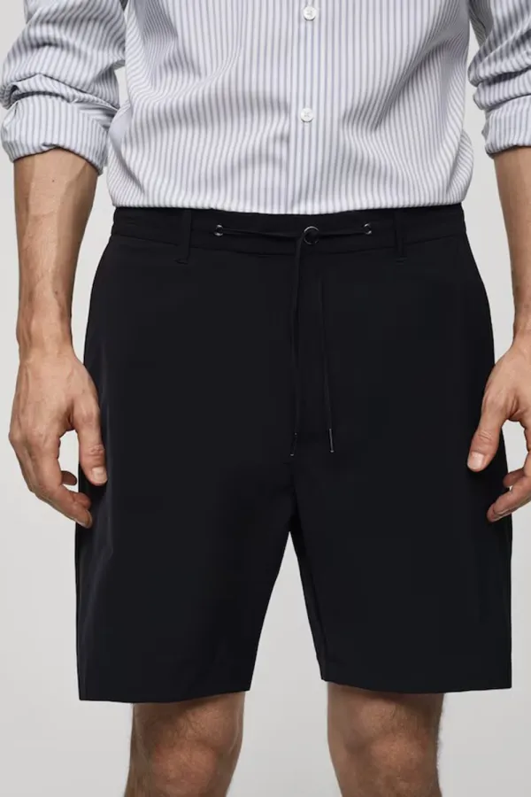 Regular-Fit Shorts With Drawstring