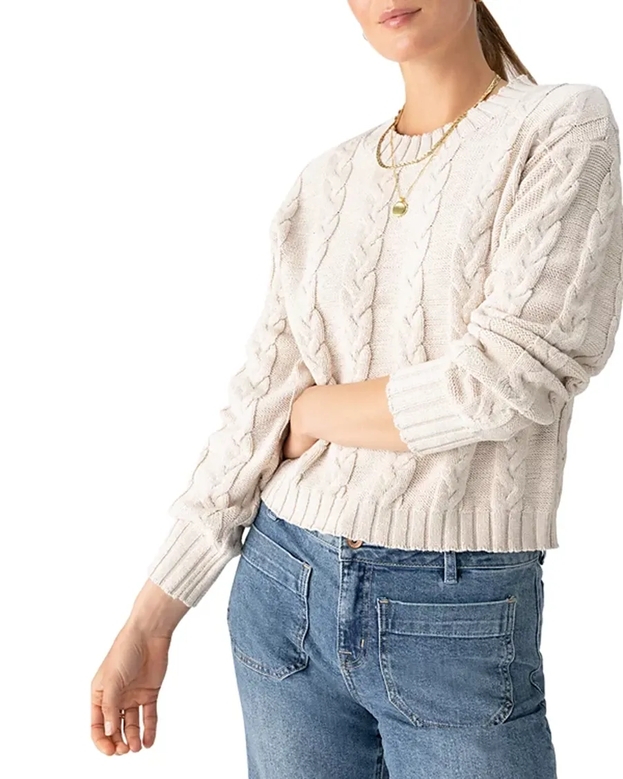 Ribbed crewneck Casual Style Sweater