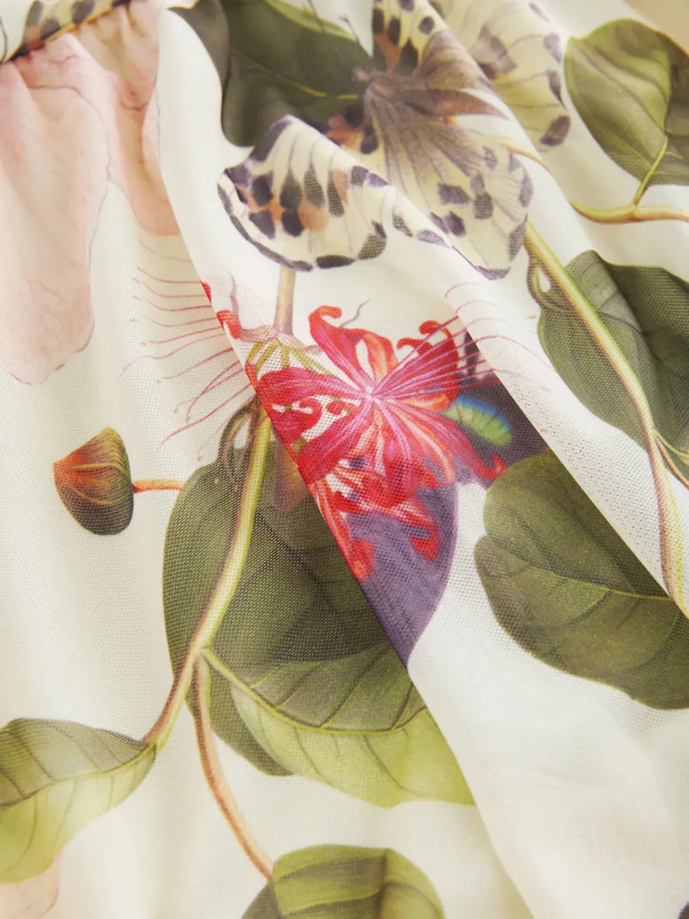 Elegant Floral Printed High-Waisted Slimming Dress