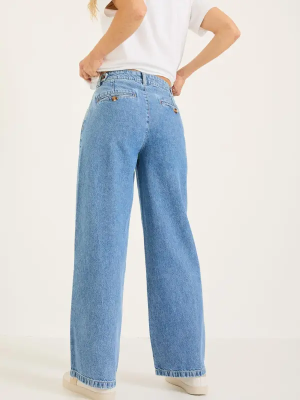 Ginger Denim Vintage Wide Leg Jeans