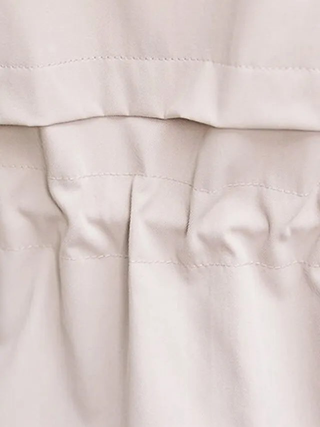 Women's Trench Coat Fall Outdoor Zipper Plain Breathable Streetwear Regular Fit Outerwear Long Sleeve Black M