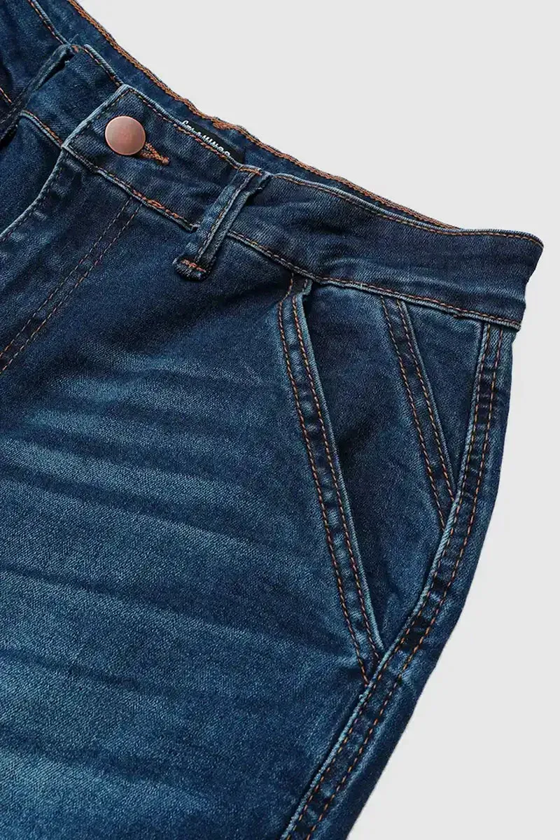 High Rise Bootcut Jeans Without Chain