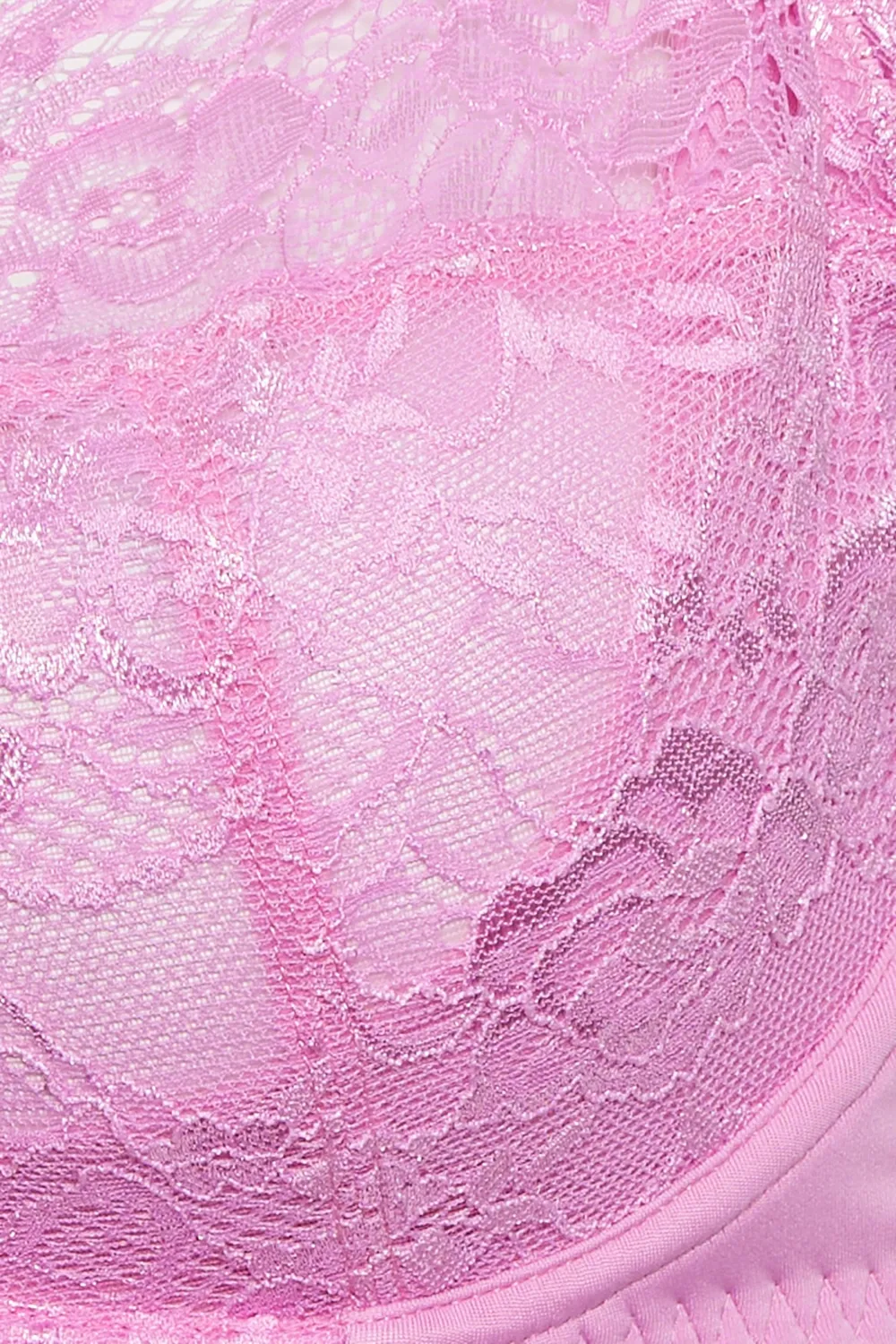 YOURS Black Stretch Lace Non-Padded Underwired Balcony Bra