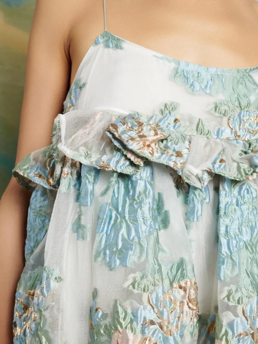 Classics Flower Jacquard Dress