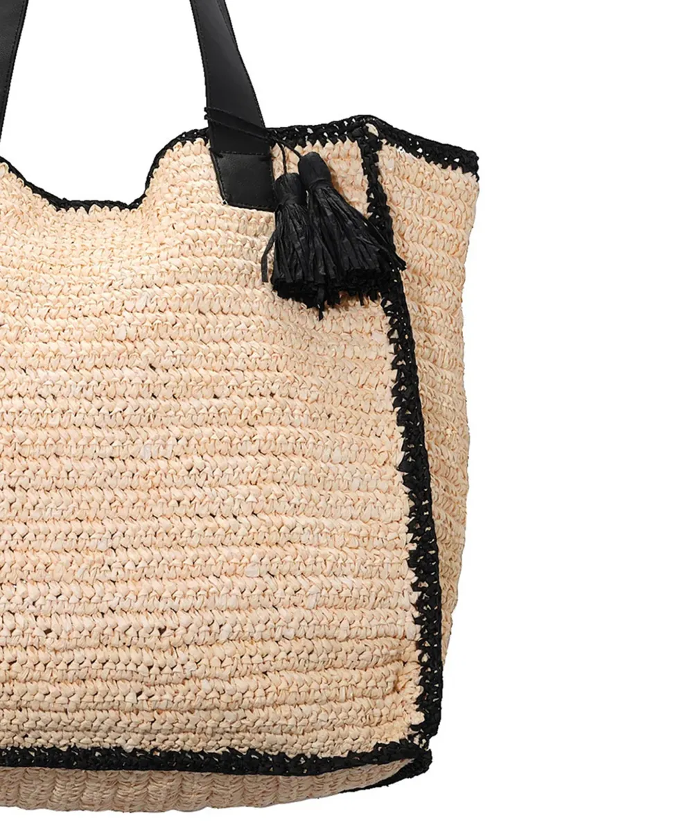 Vacation Essential Natural Beach Bag
