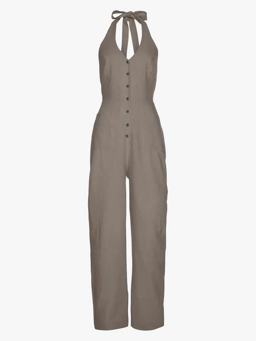 V-neck Casual Style Jumpsuit