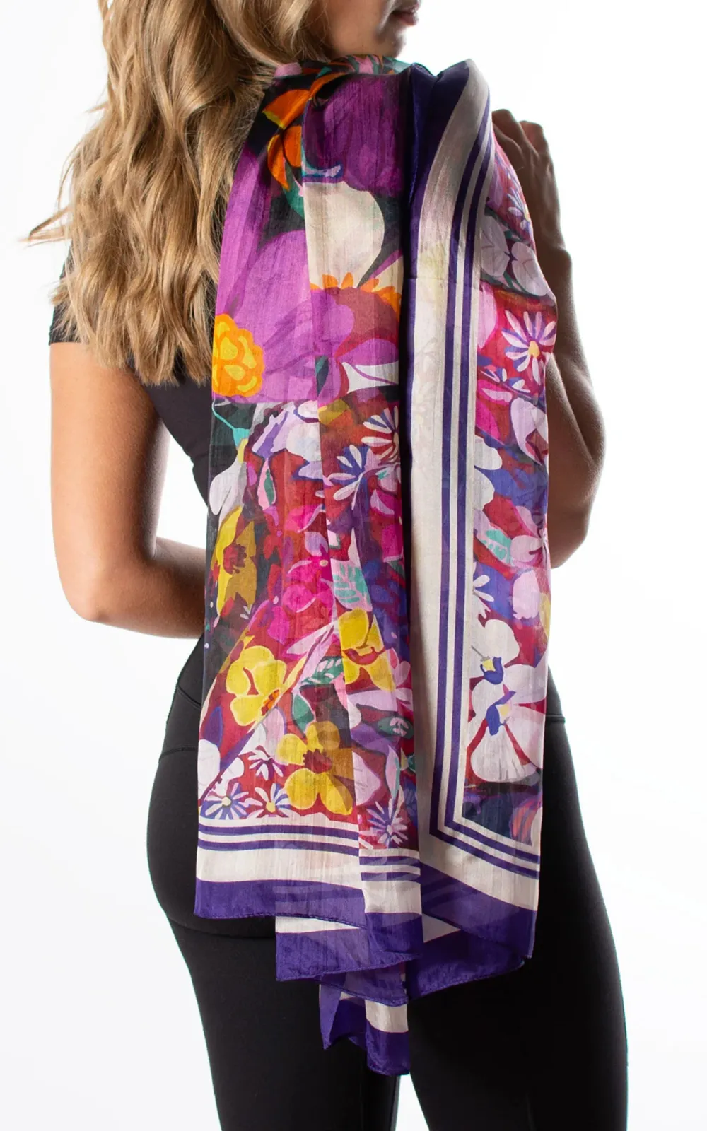 Flowy Air Silk Scarf for Women