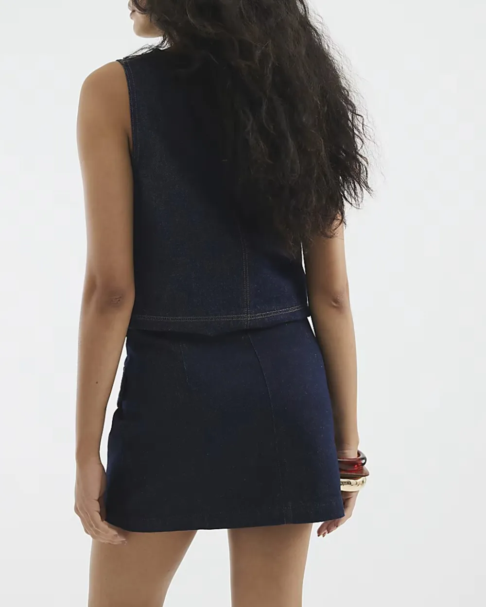 Women's Cotton Button-Down Skirts