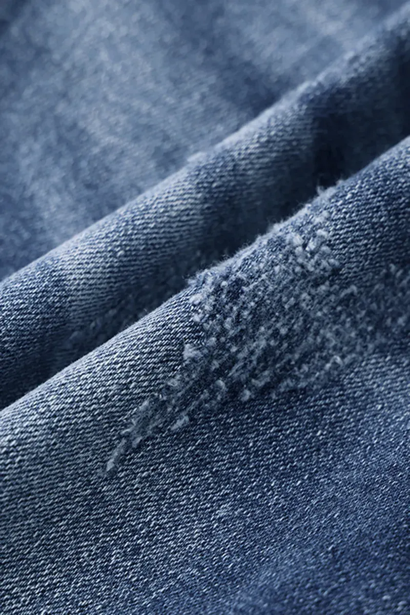 Distressed Low Rise Skinny Jeans