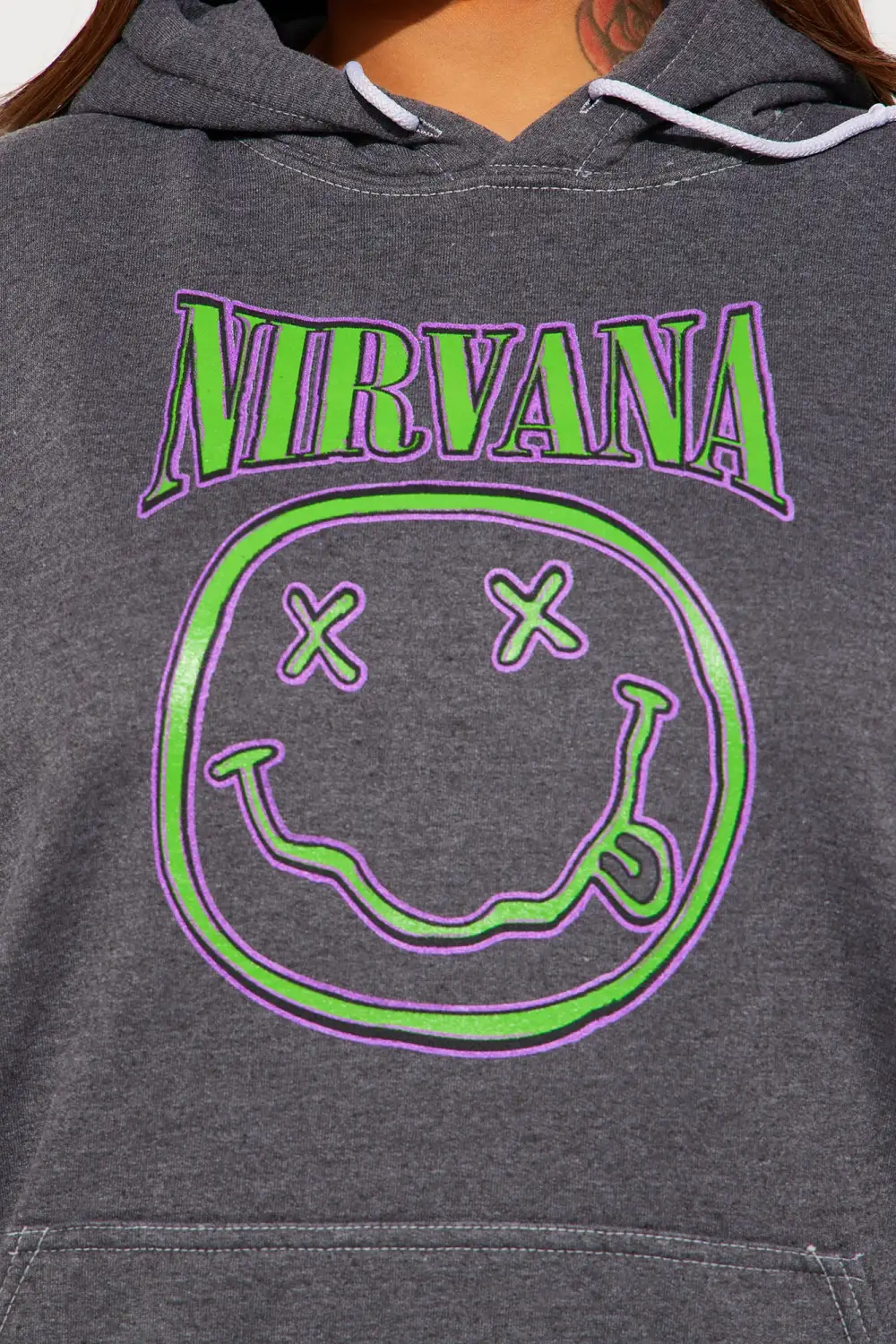 Come As You Are Nirvana Hoodie - Charcoal