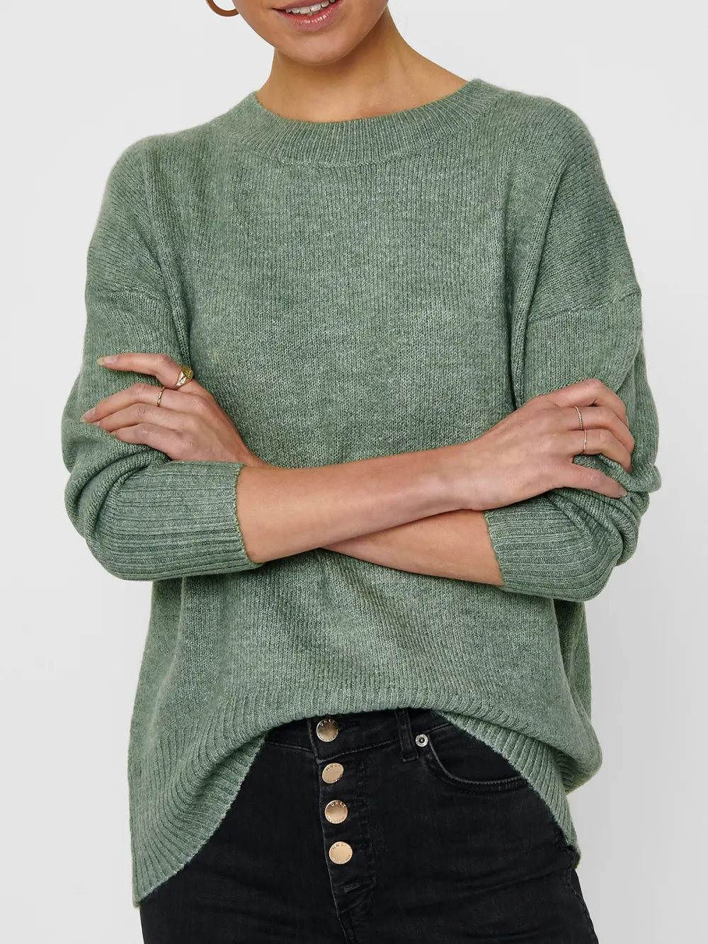 Plain Colored Cotton Sweaters