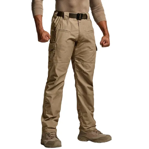 Men's Tactical Work Pants 9 Pockets Ripstop