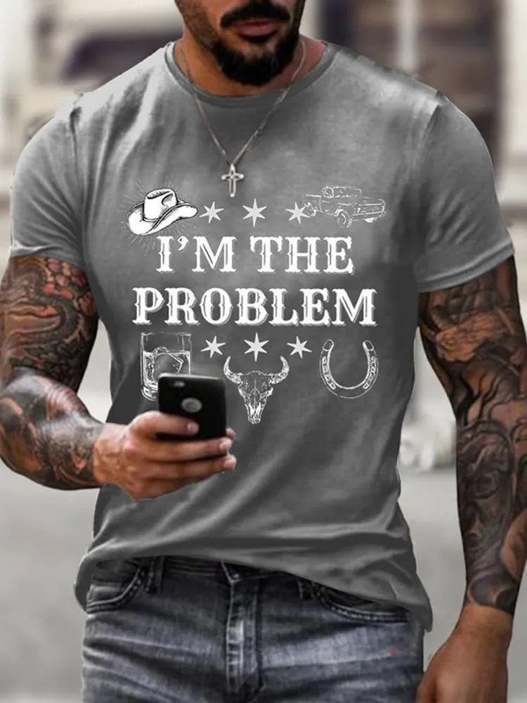 Men'S Shirt I'M The Problem T-Shirt
