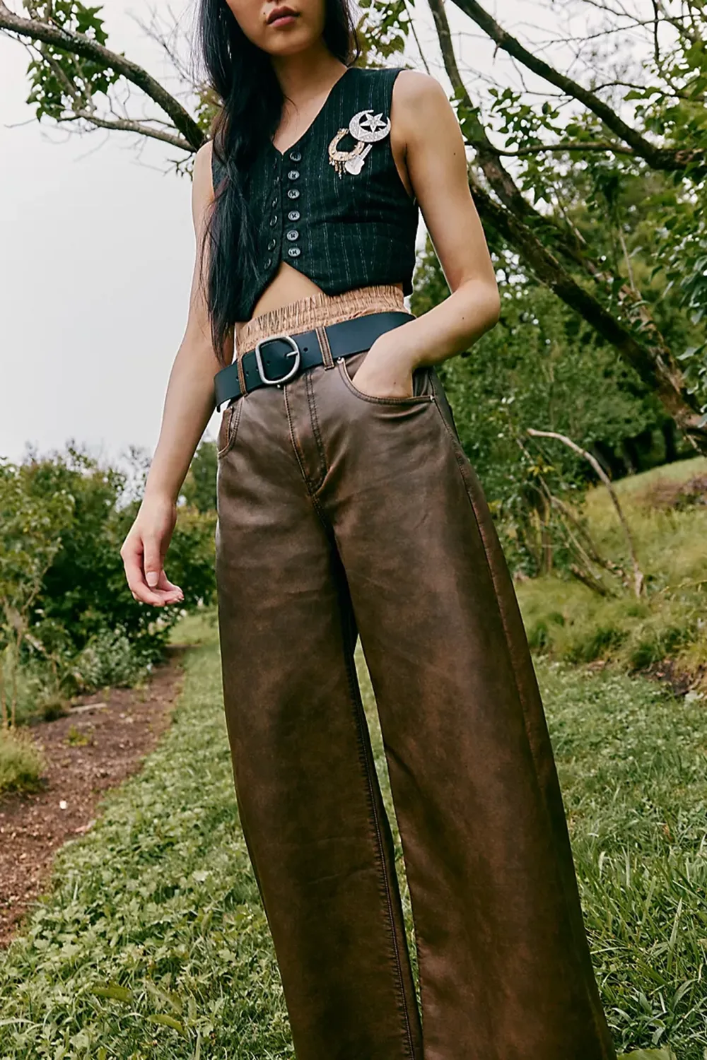 Wide Leg Utility Pants