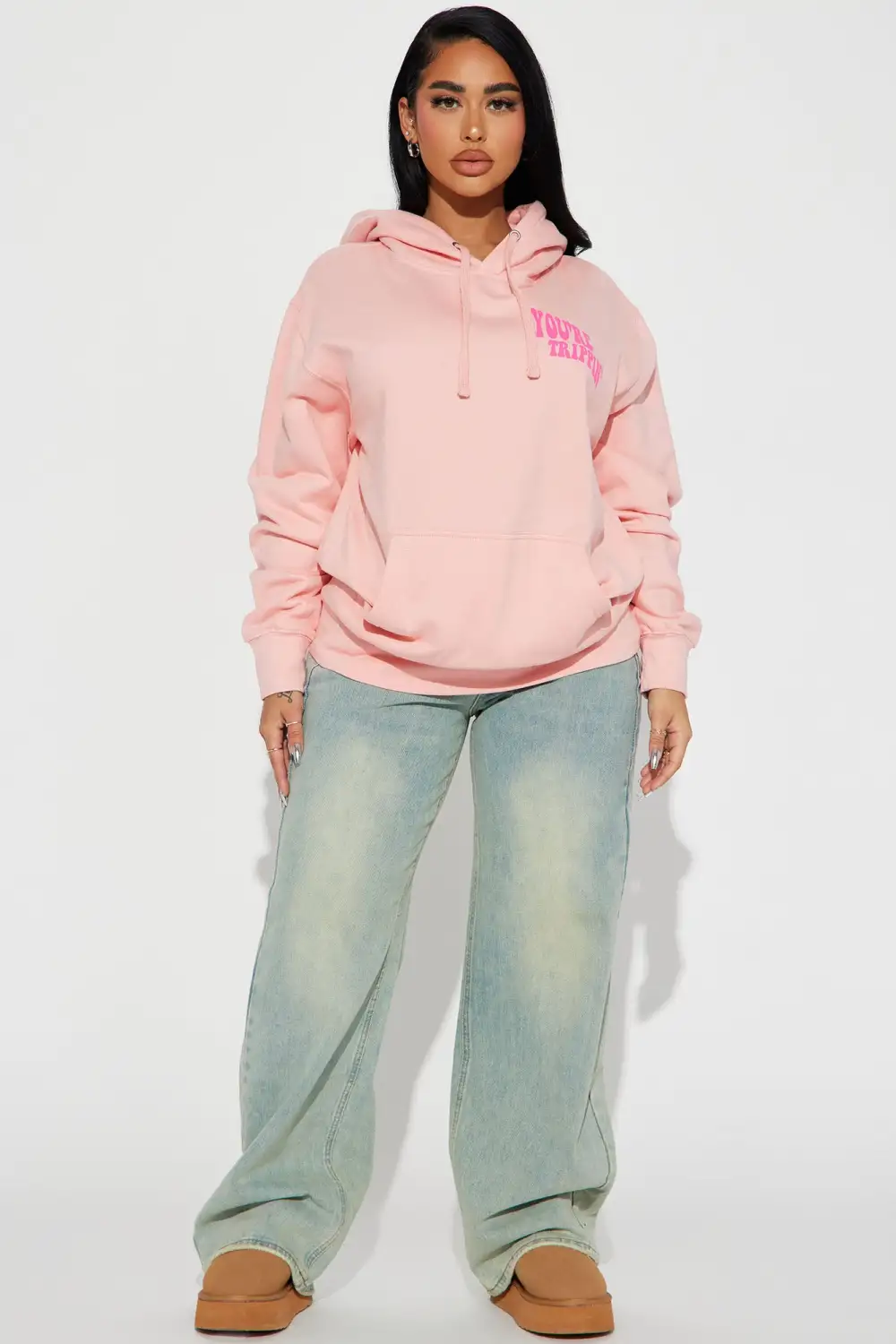 You're Trippin' Hoodie - Pink