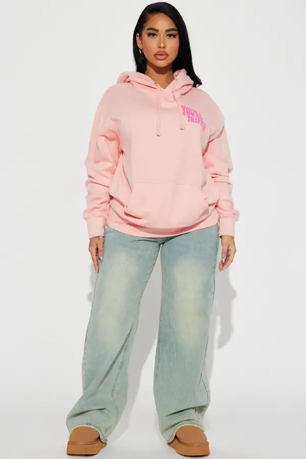 You're Trippin' Hoodie - Pink