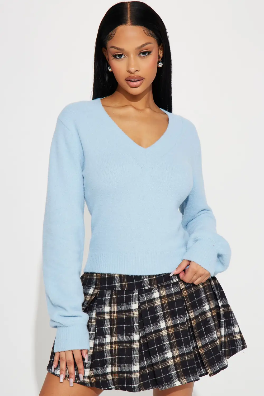 Cozy Girl Sweater - Blue