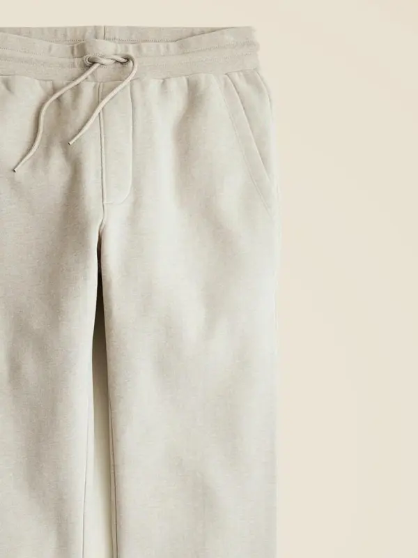 Beige Drawstring Men's Sweatpants