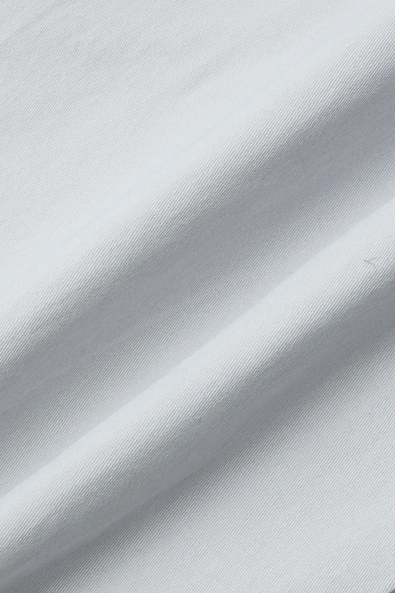 Zip Fly Mid Waist Straight Leg Pants