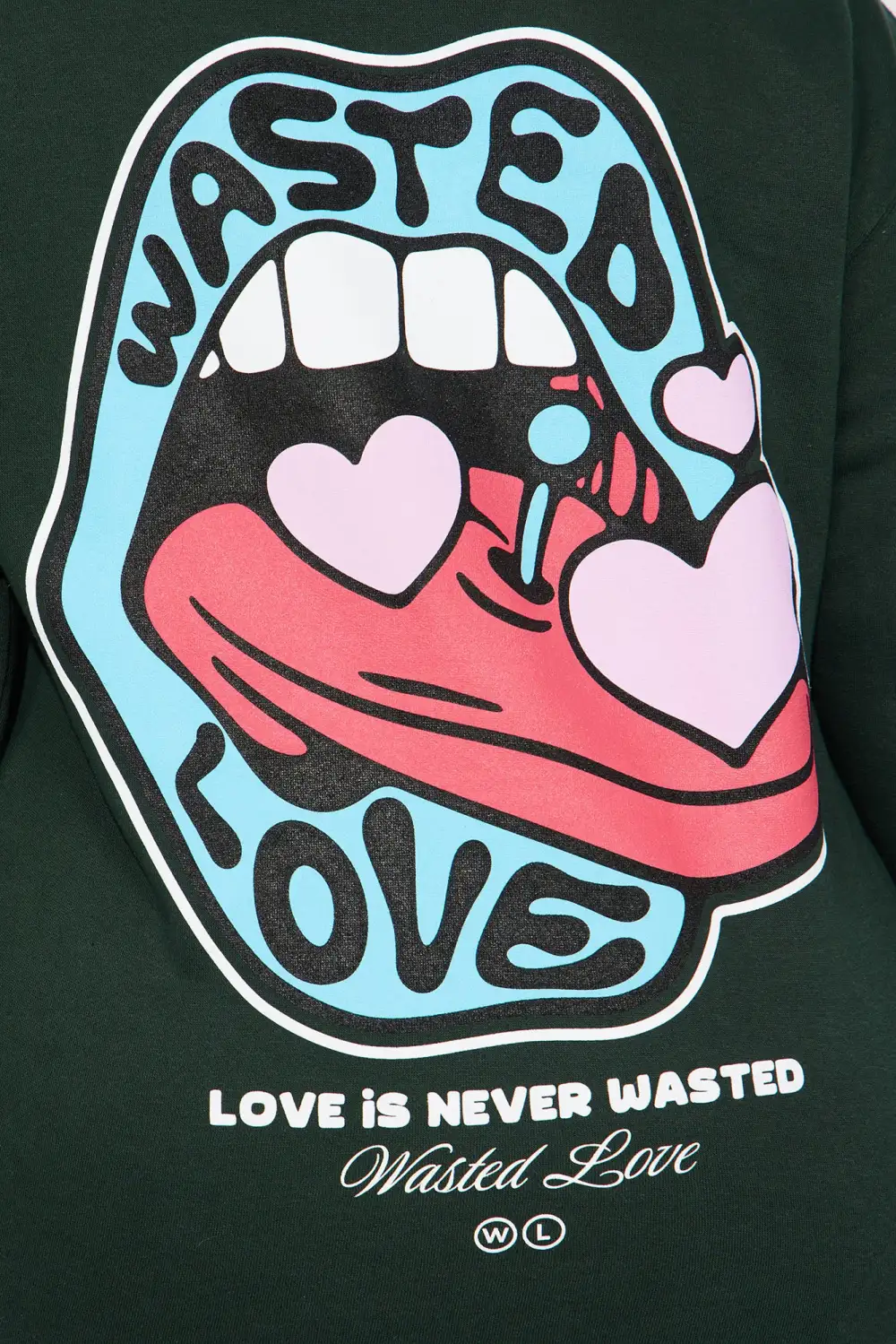Love Is Never Wasted Hoodie - Green