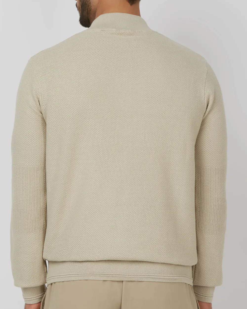Comfortable Soft And Light-Skinned Slim Beige Sweater