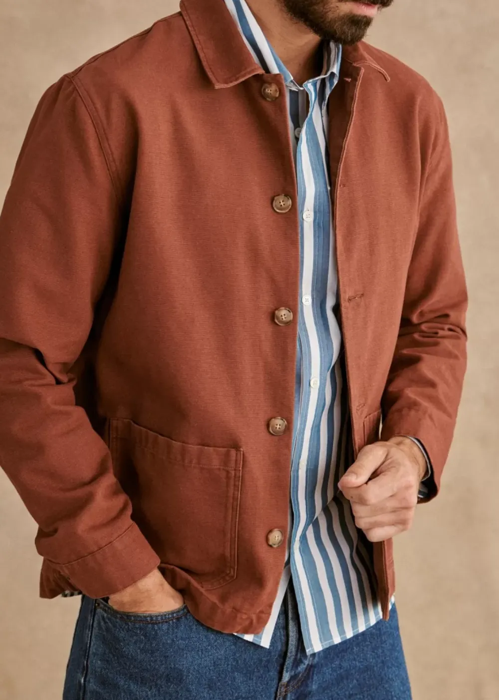 Plain Slight Stretch Jacket