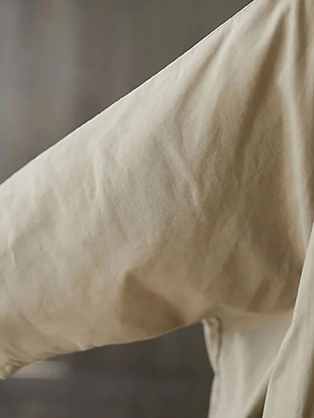 Women's Trench Coat Daily Fall Long Coat V Neck Regular Fit Warm Casual Jacket Long Sleeve Solid Color Quilted Black Khaki