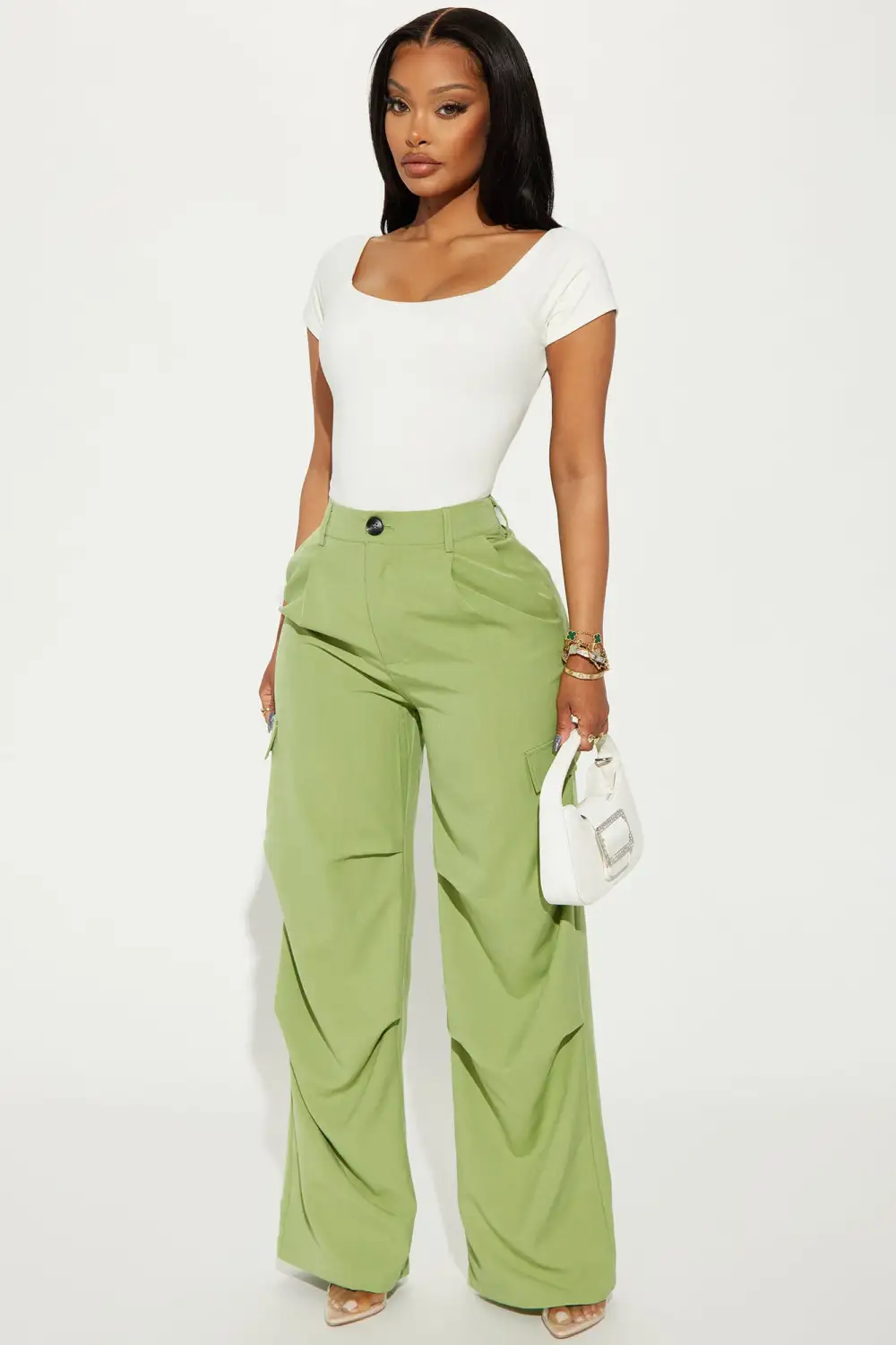 Michelle Short Sleeve Bodysuit - Off White