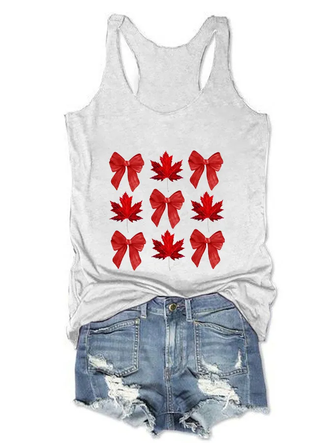 Women's I Love Canada Crew Neck Vest