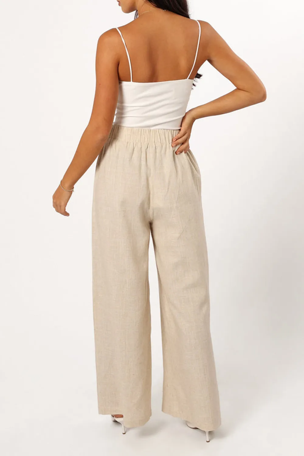 COTTON AND LINEN DAILY PANT