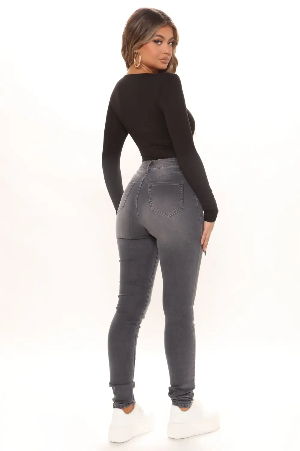 Daria Double Layered Bodysuit - Black