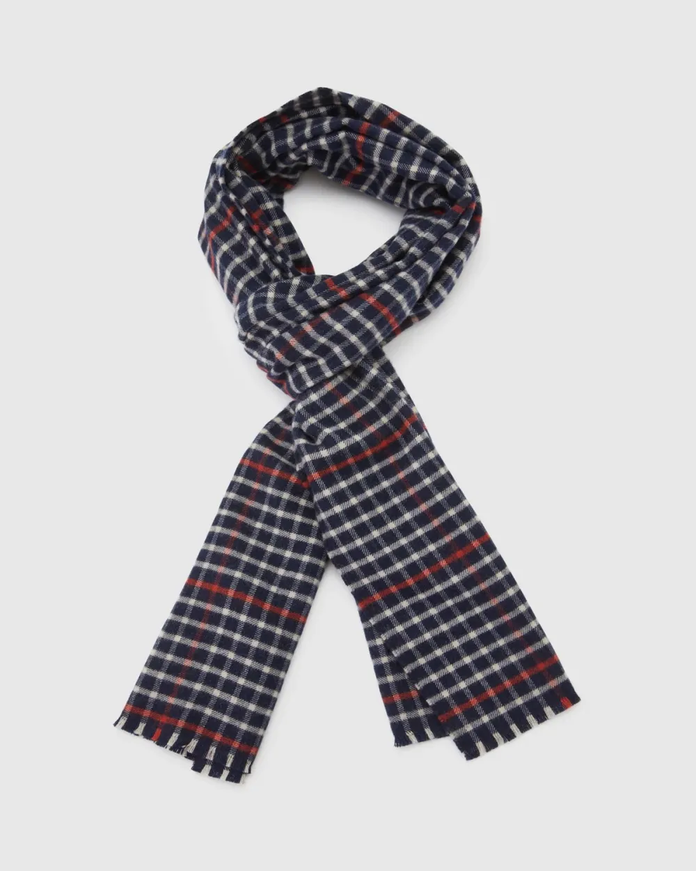 Wool Plaid Scarf