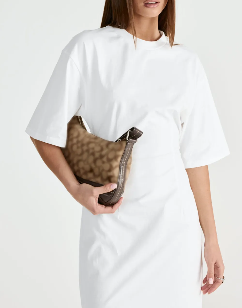 Pure Cotton Breathable Round Neck Long Dress