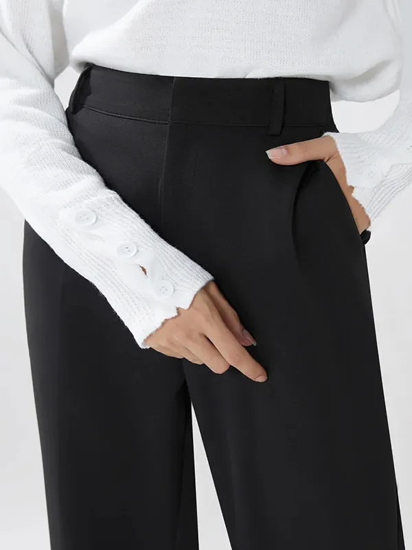 Urban High Waisted Solid Color Pants